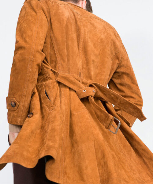 Химчистка мужского замшевого пальто от 100 см
