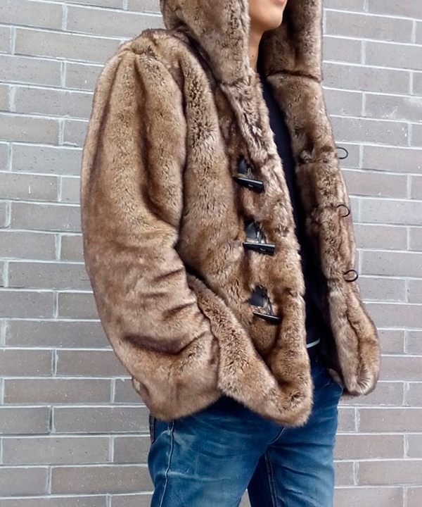 Химчистка мужской куртки из искусственного меха